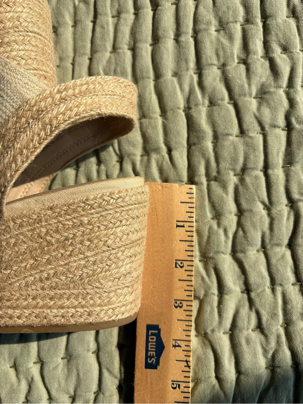 MIA Beige Espadrille Wedge Sandals - Women's Neutral Wedge size 10. NWOTs